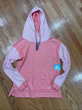 Roxy Coral and Light Pink Hooded Pullover